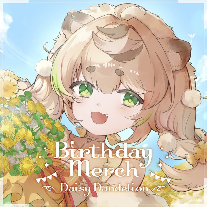 Daisy Dandelion Birthday Merch 2025