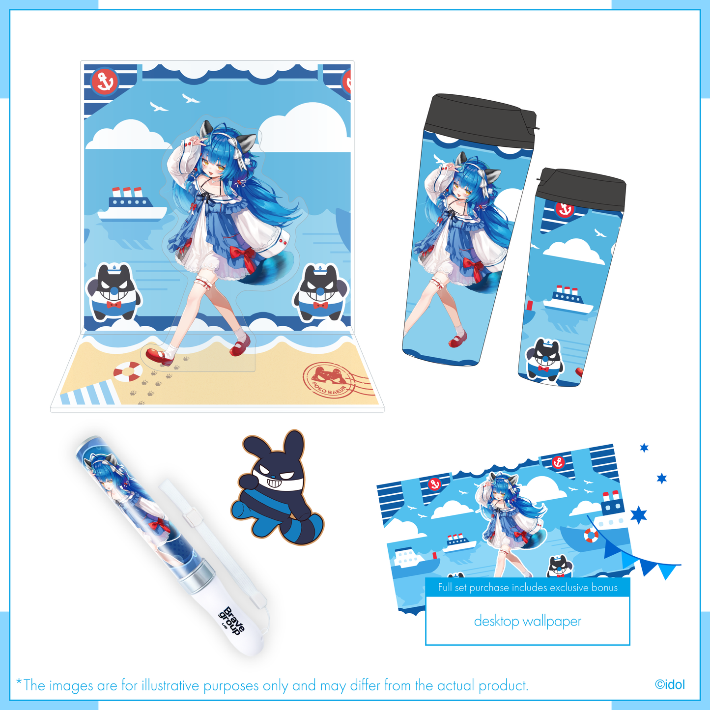 Poko Rakun Second Season Merch
