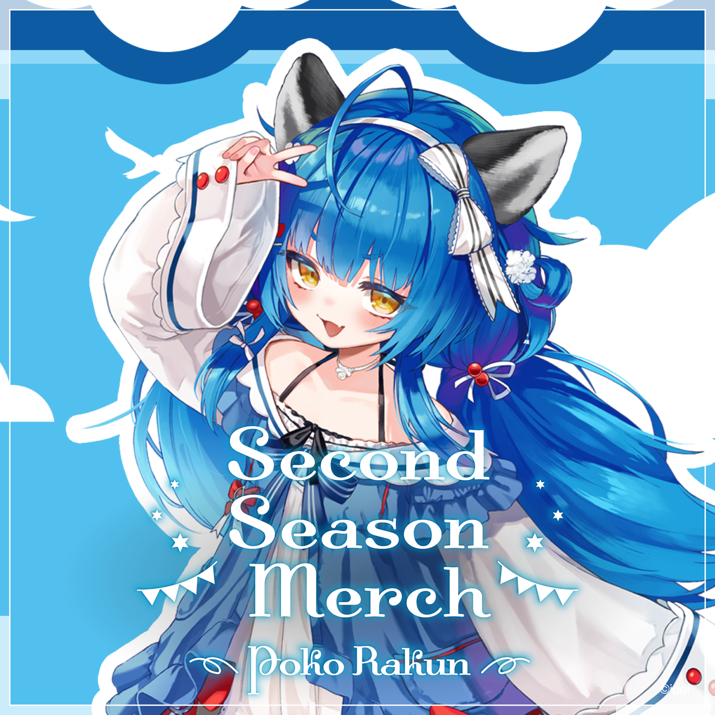 Poko Rakun Second Season Merch