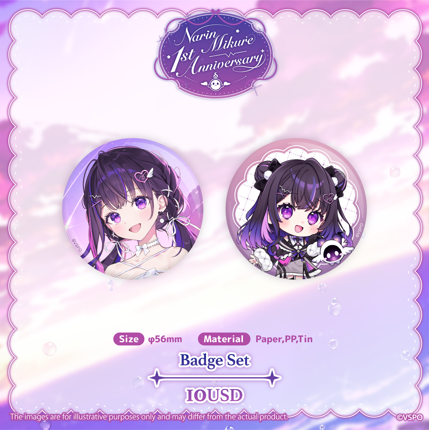 Narin Mikure 1st Anniversary Merch