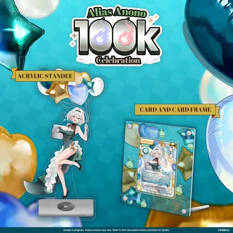 Alias Anono 100k Subscribers Celebration Merch