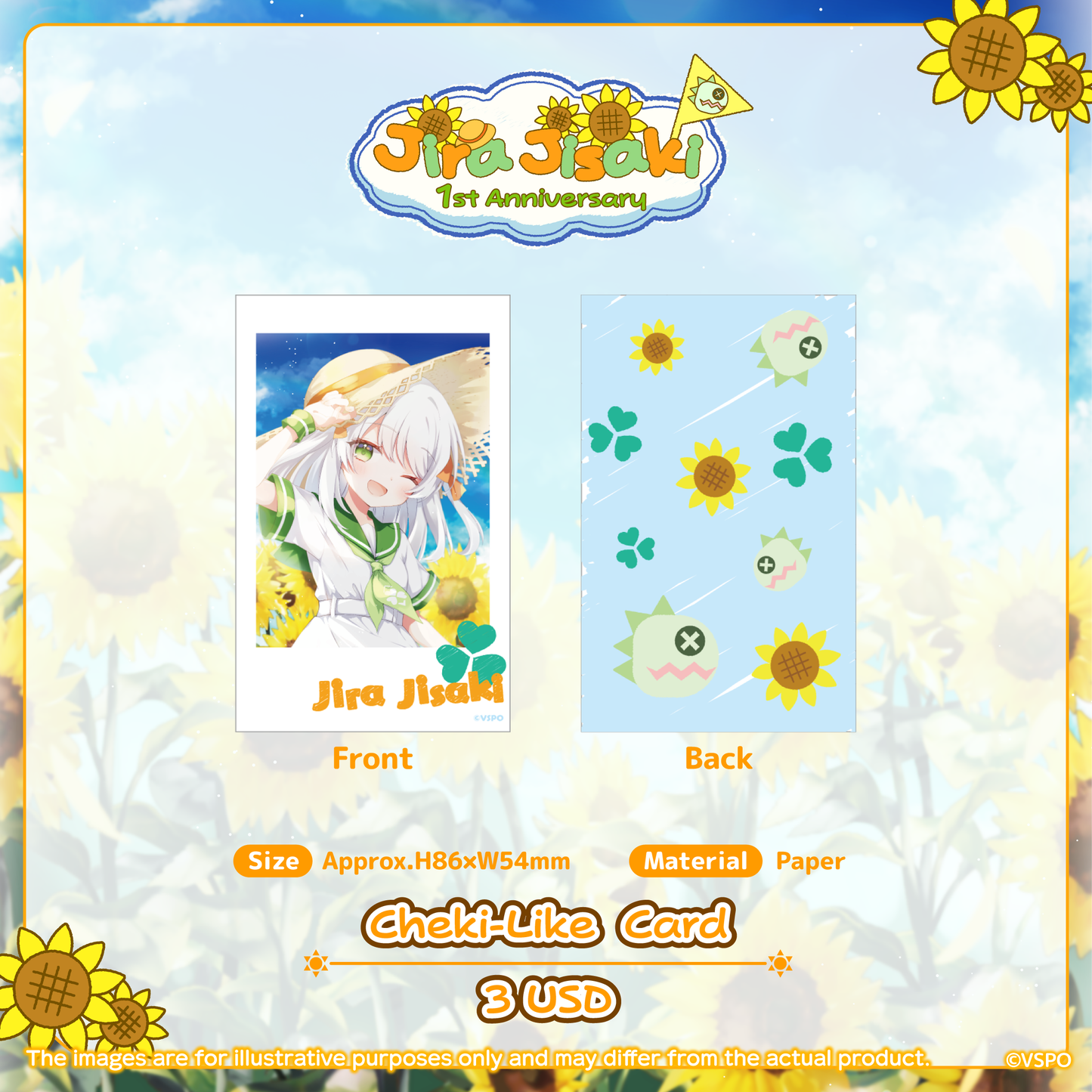 Jira Jisaki 1st Anniversary Merch