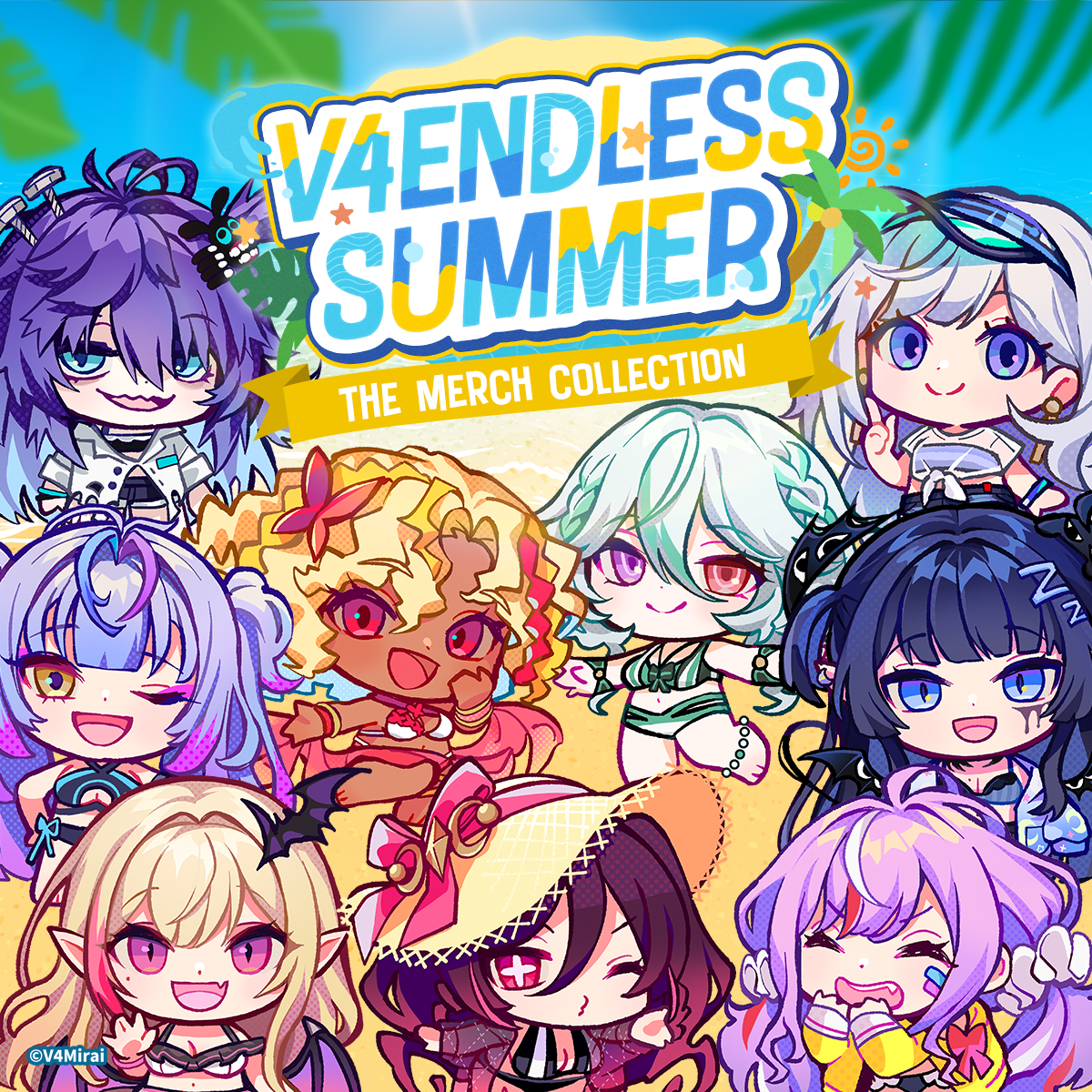 Summer Handfan - V4EndlessSummer 2024