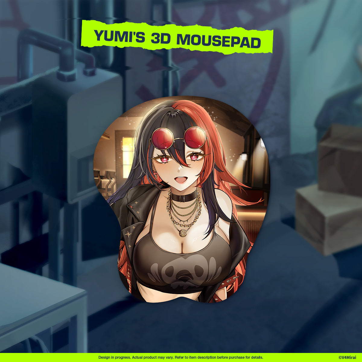 Lunalia Outfit 2.0 Merch - Yumi's 3D Mousepad