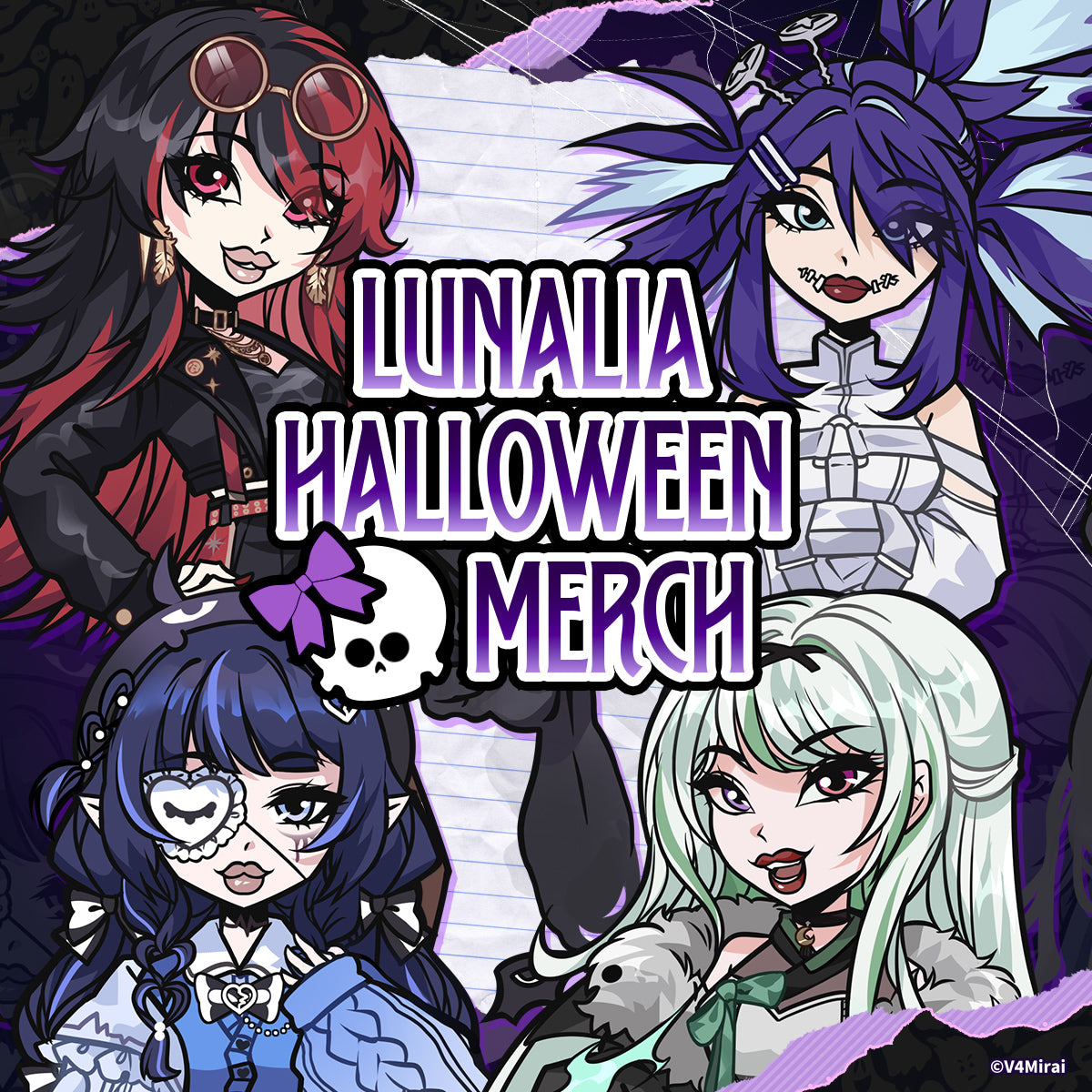 Lunalia Halloween Merch - Acrylic Standee