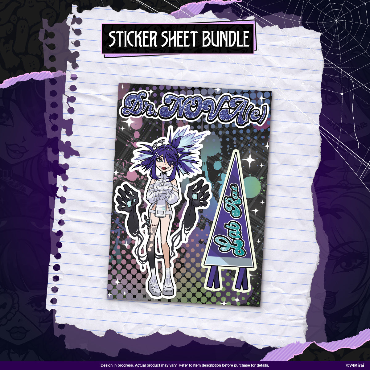 Lunalia Halloween Merch - Sticker Sheet Bundle