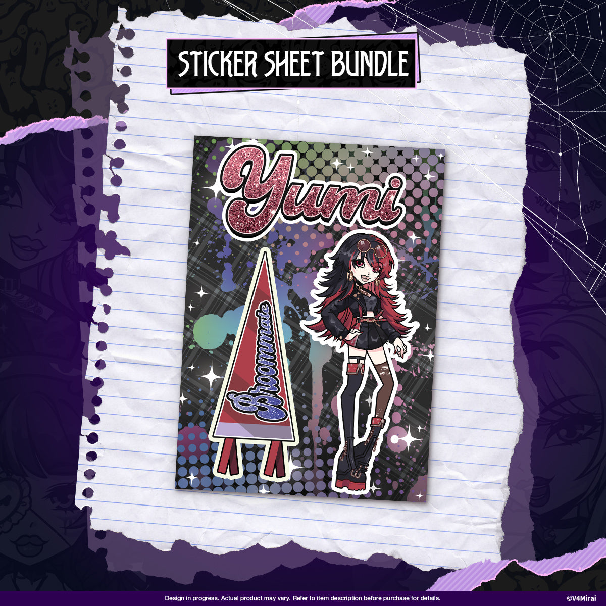 Lunalia Halloween Merch - Sticker Sheet Bundle