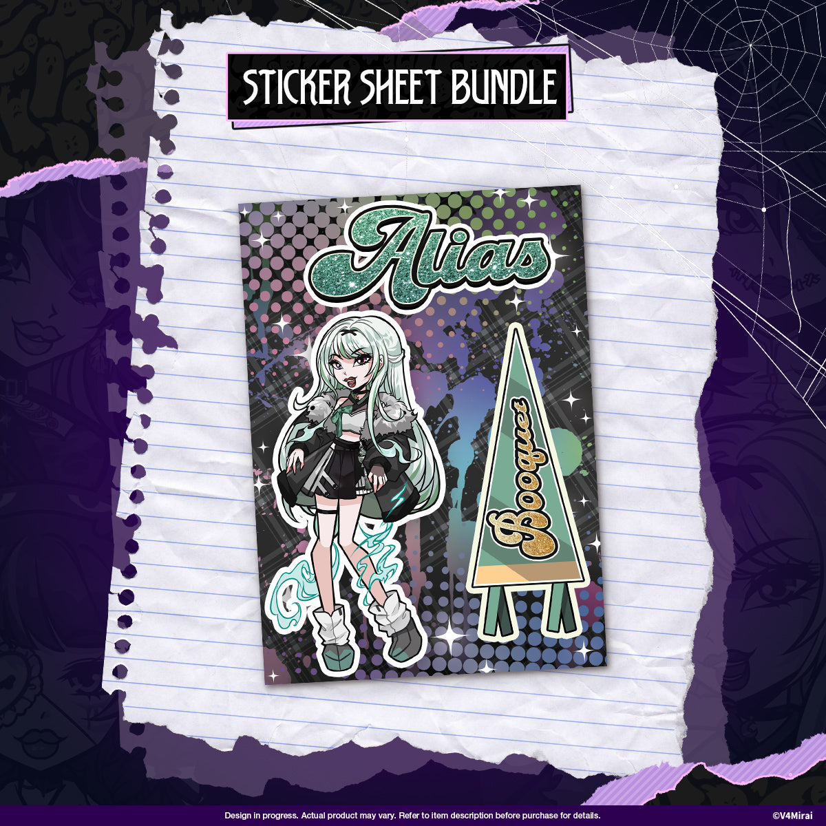 Lunalia Halloween Merch - Sticker Sheet Bundle
