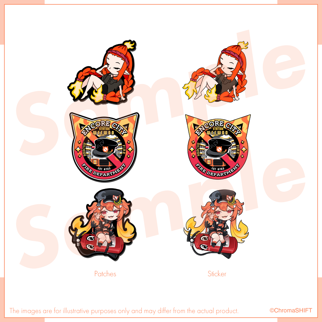 Enya Ignis Birthday Merch 2025 - Patches and Sticker Bundle