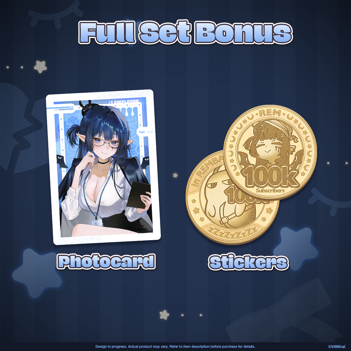 REM Kanashibari 100k Subscribers Celebration Merch