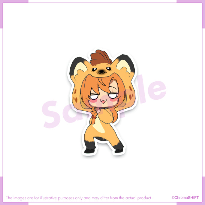 WILDFYRE 1st Anniversary Merch - Chibi Die-Cut Sticker