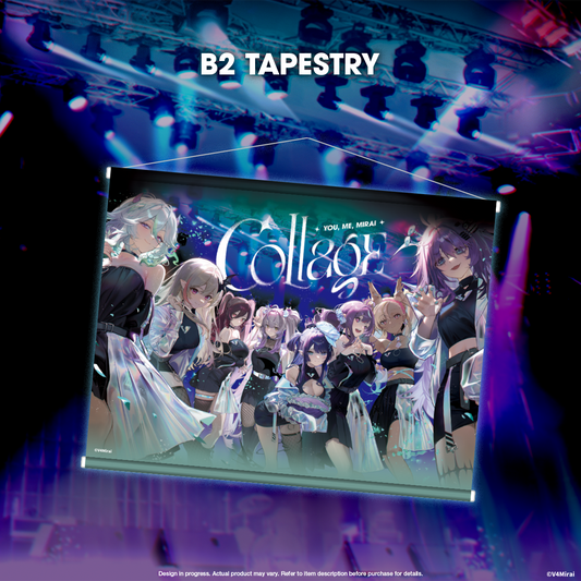 V4Mirai 1st Year Anniversary Merch - B2 Tapestry