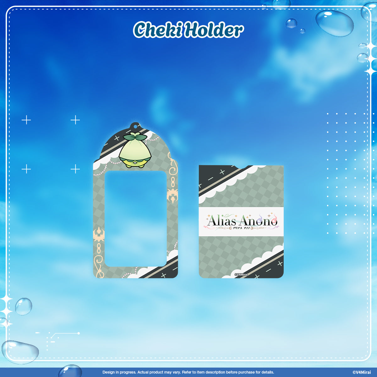 V4Mirai 2nd Anniversary Merch - Cheki Holder