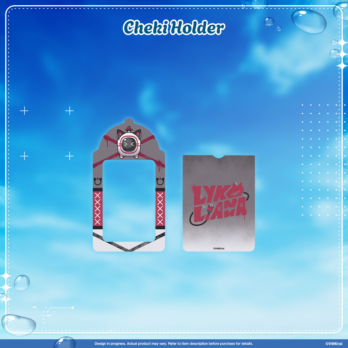 V4Mirai 2nd Anniversary Merch - Cheki Holder