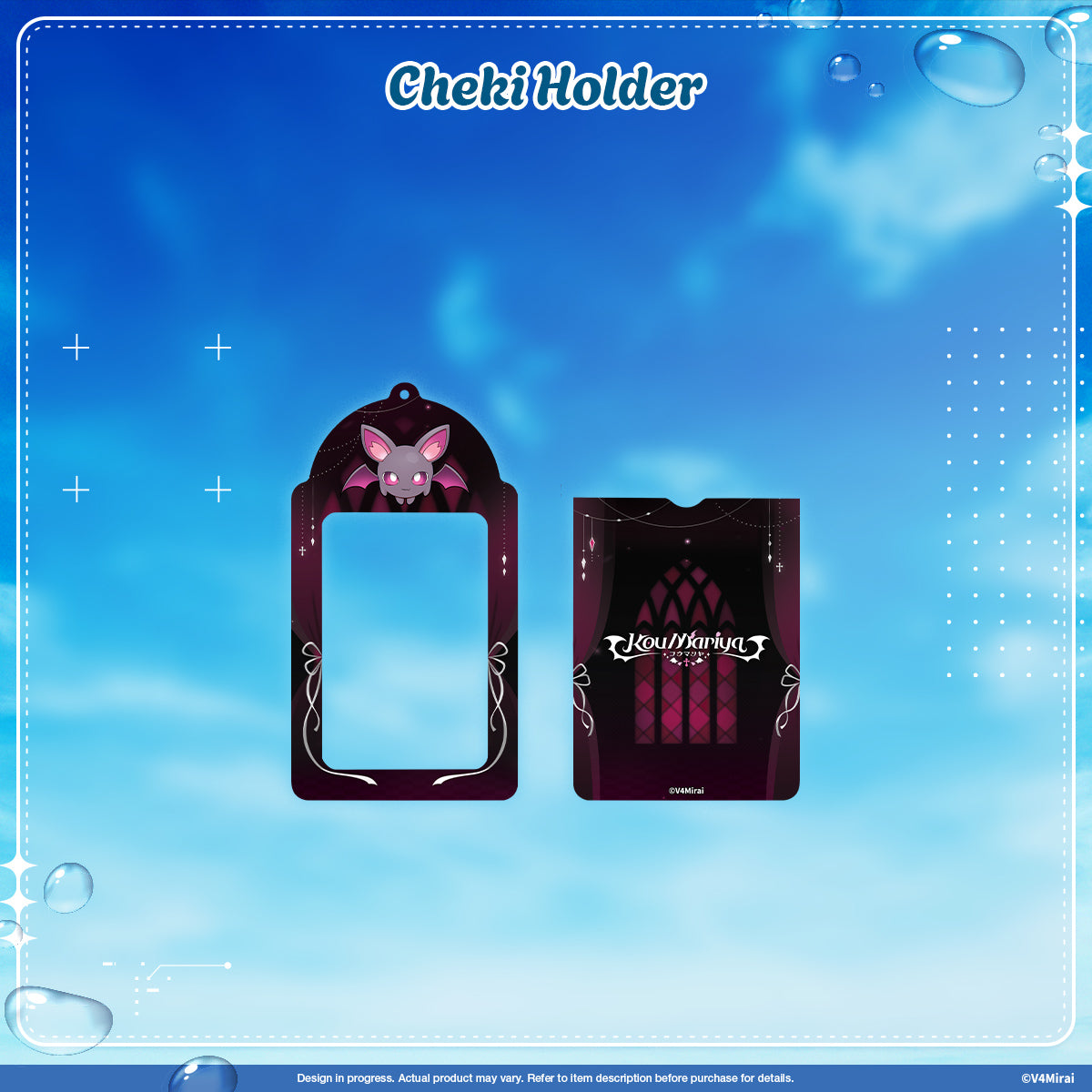 V4Mirai 2nd Anniversary Merch - Cheki Holder