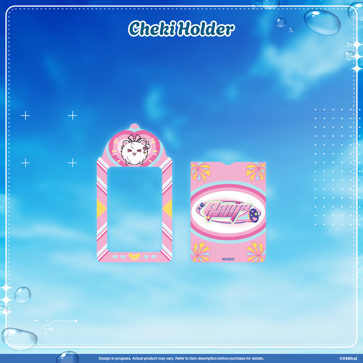 V4Mirai 2nd Anniversary Merch - Cheki Holder
