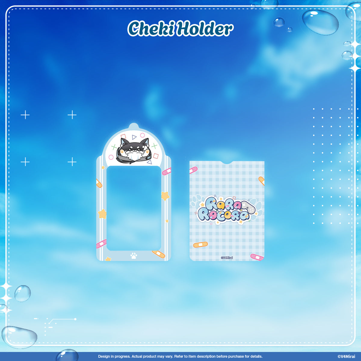 V4Mirai 2nd Anniversary Merch - Cheki Holder