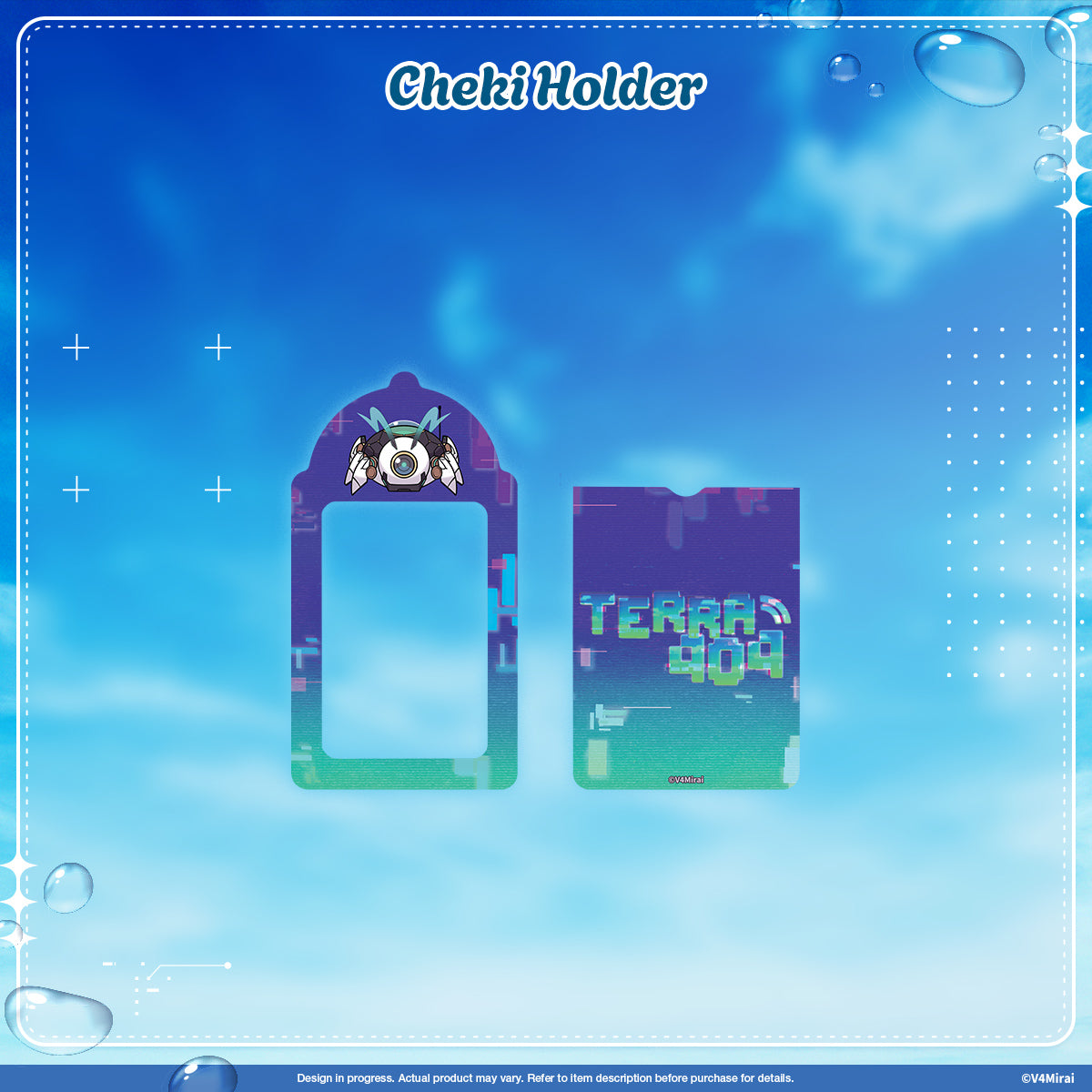 V4Mirai 2nd Anniversary Merch - Cheki Holder