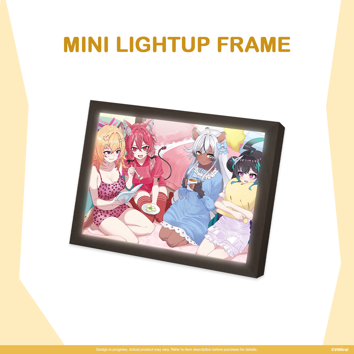 Voltail 2nd Anniversary Merch - Mini Lightup Frame
