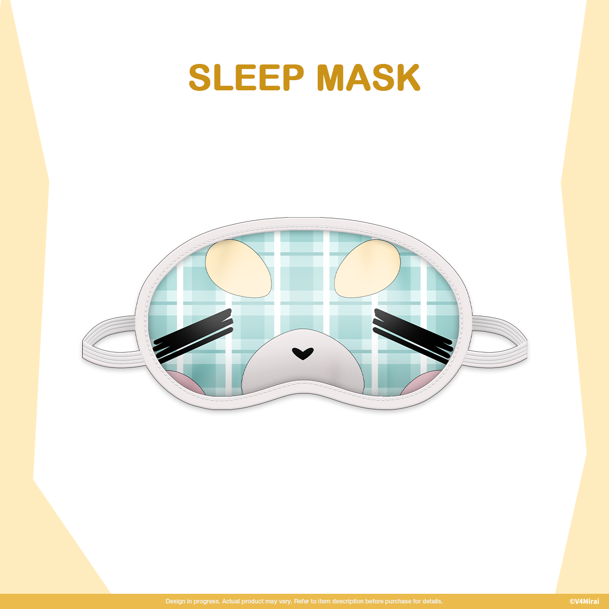 Voltail 2nd Anniversary Merch - Rara's Sleep Mask