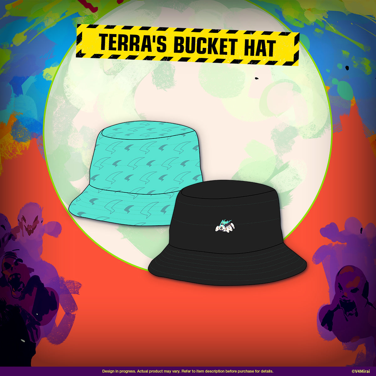 Voltail 1st Anniversary Merch - Terra's Bucket Hat