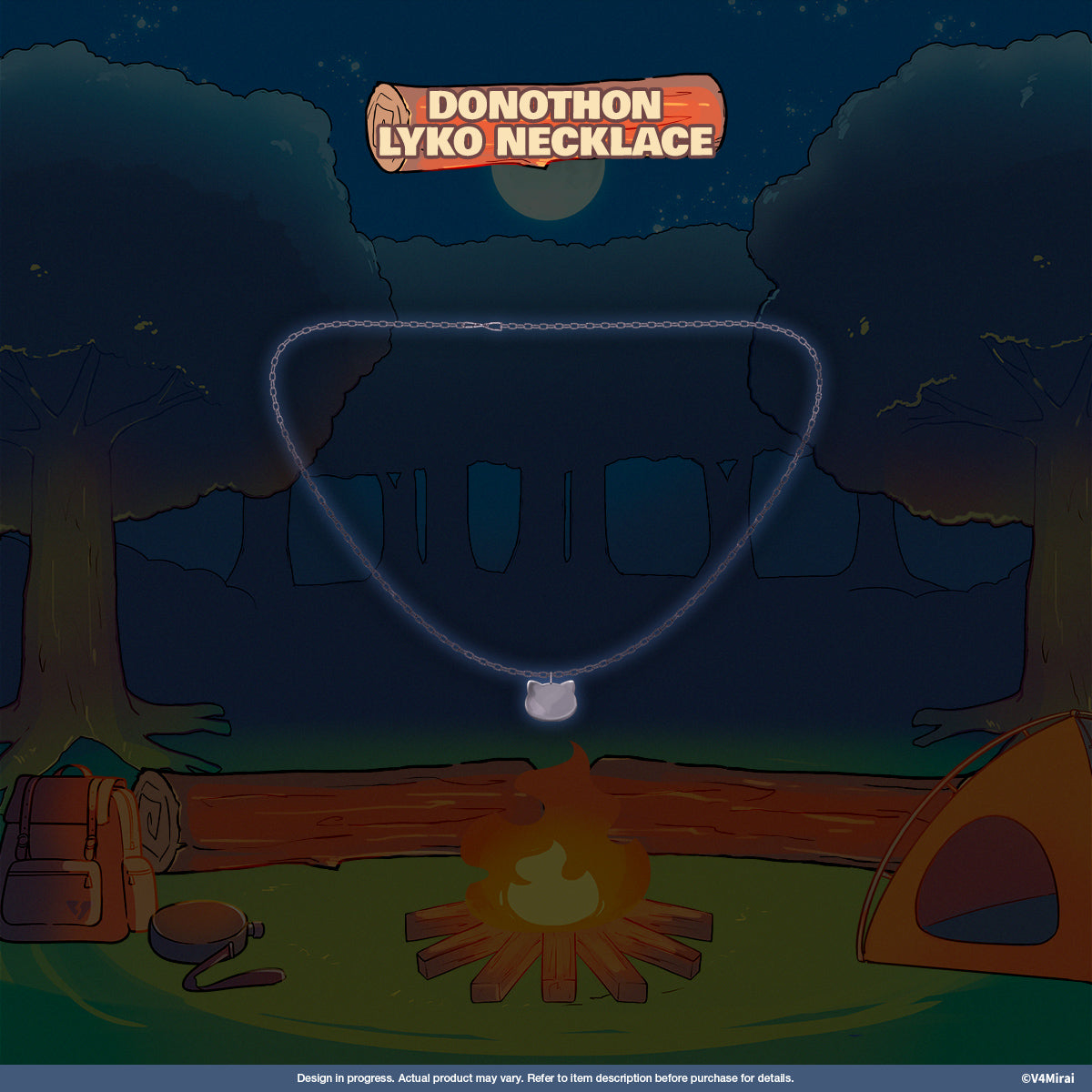 Voltail Summer Camp Merch - Lyko Donothon Necklace