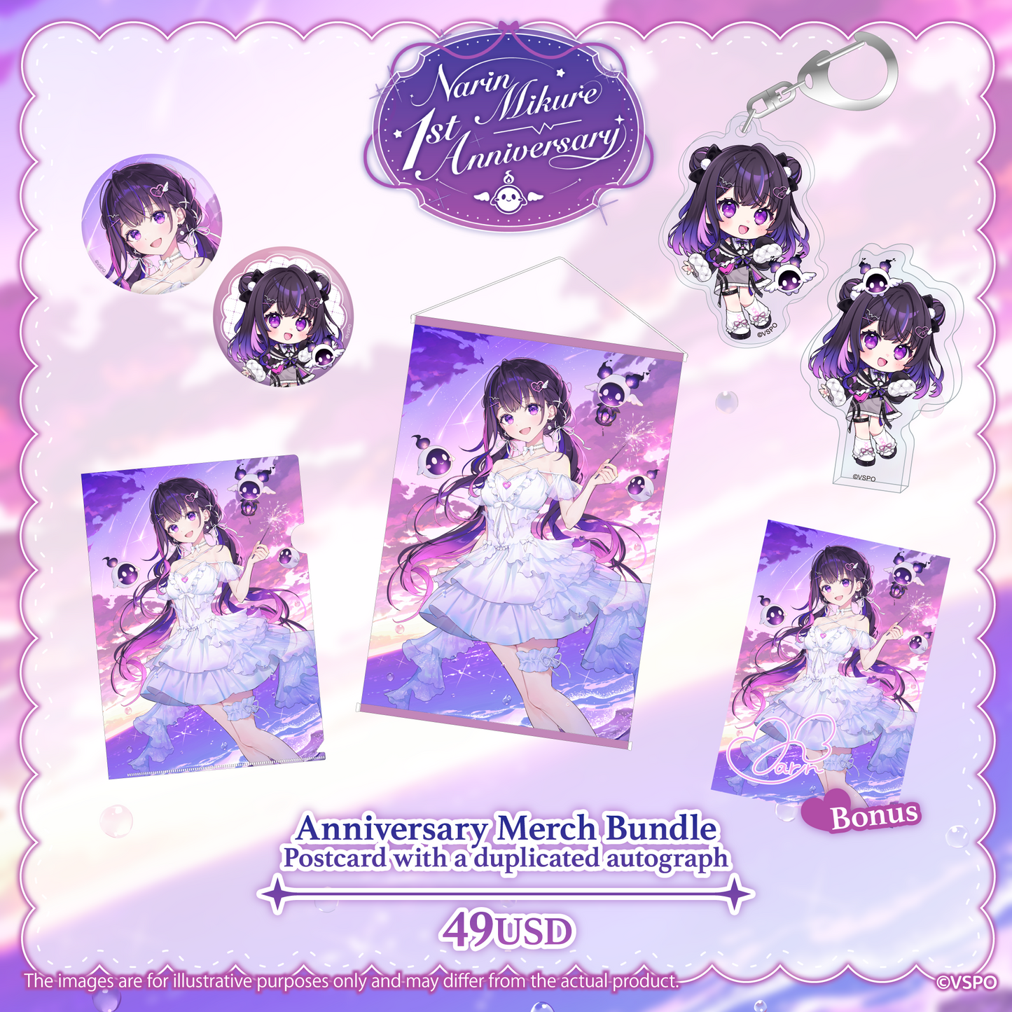 Narin Mikure 1st Anniversary Merch