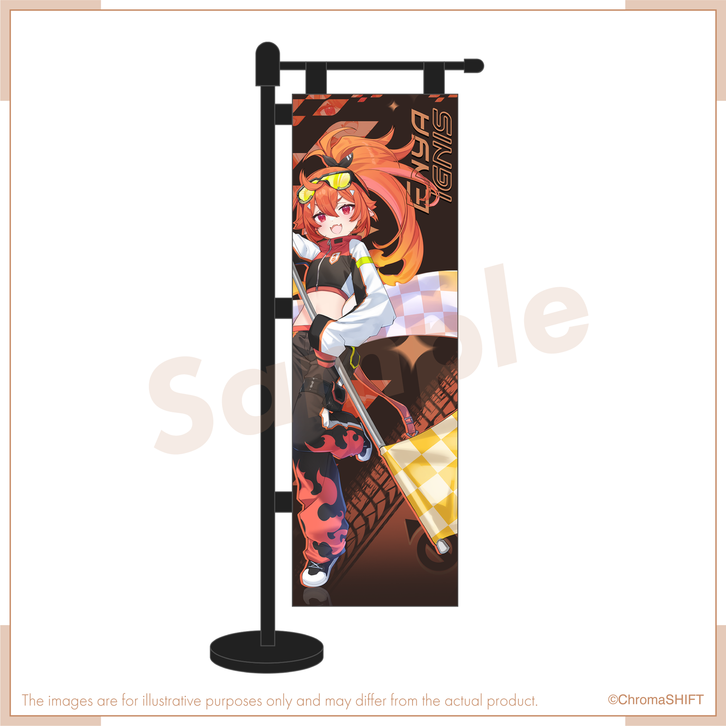 Virtual Grand Prix Merch - Desk Flag