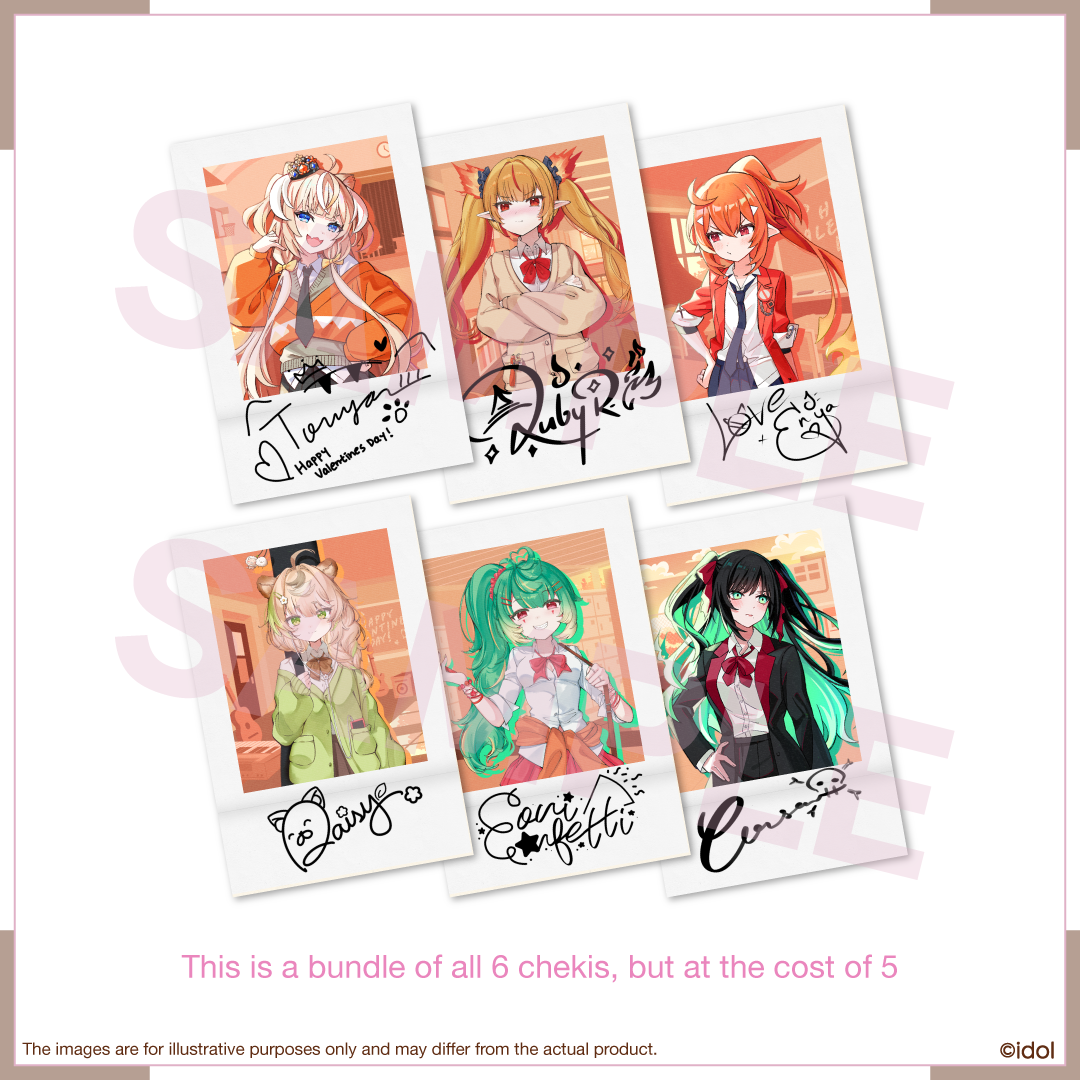 【Who's your ideal idol?】Digitally Signed Photocard