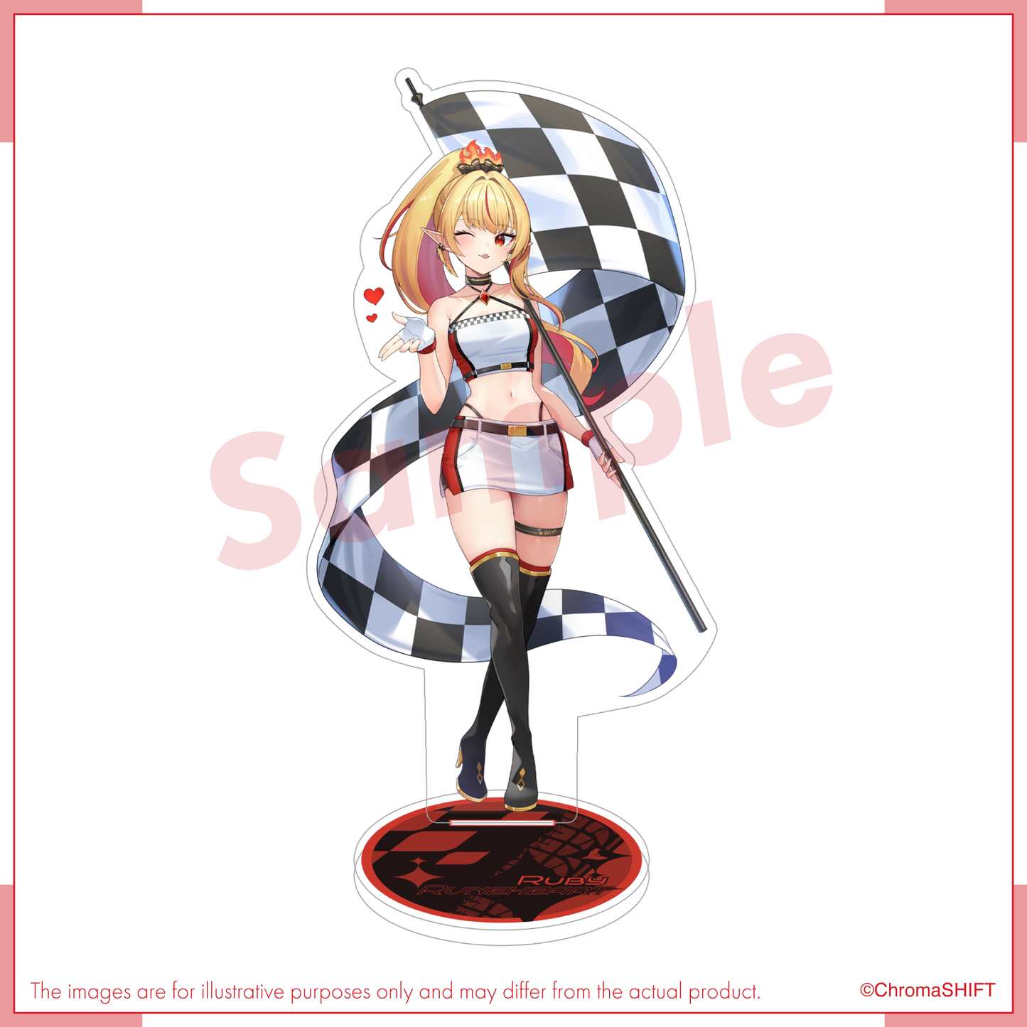 Virtual Grand Prix Merch - Acrylic Standee