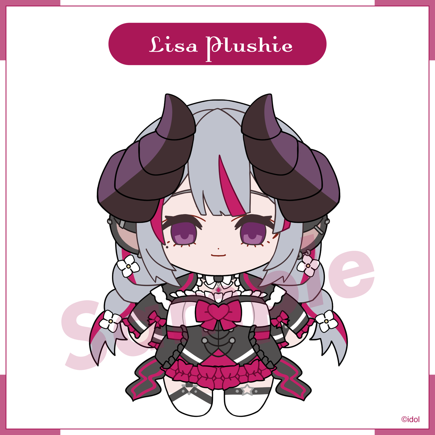 Chikafuji Lisa Crowdfunded Plushie