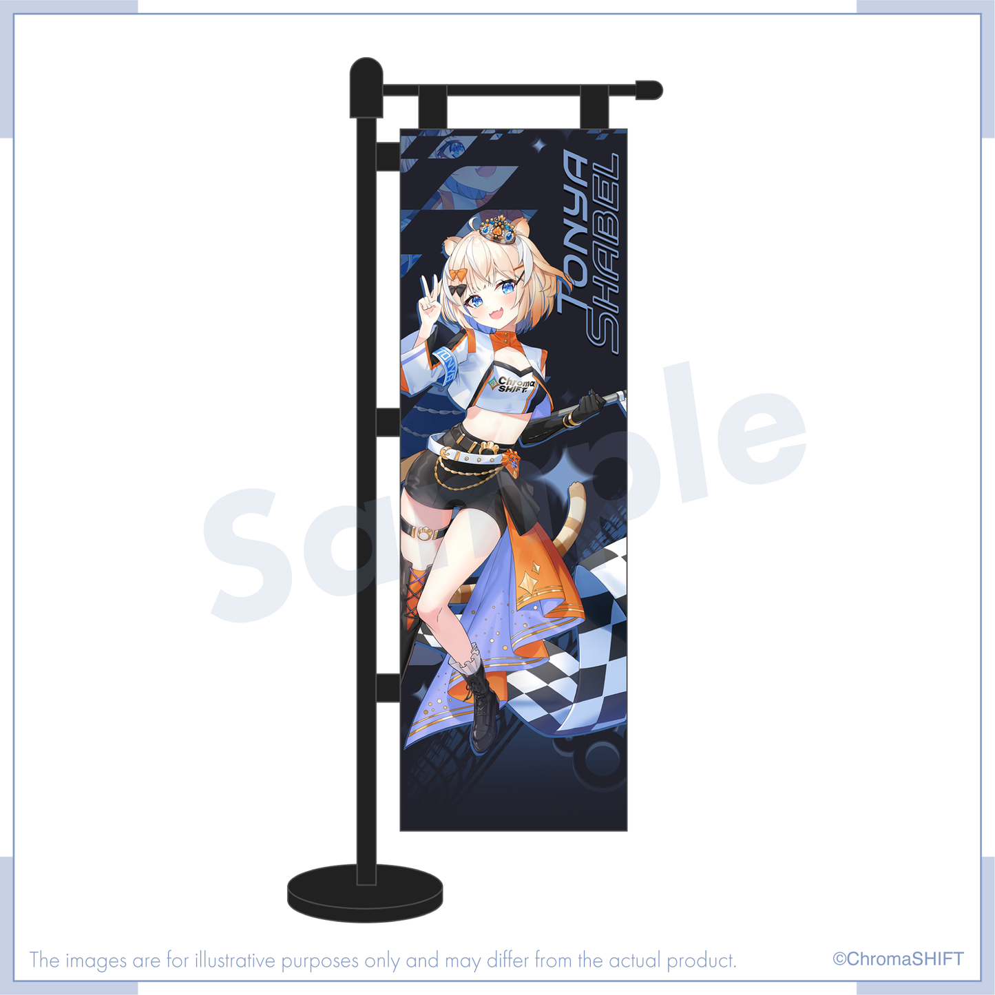Virtual Grand Prix Merch - Desk Flag