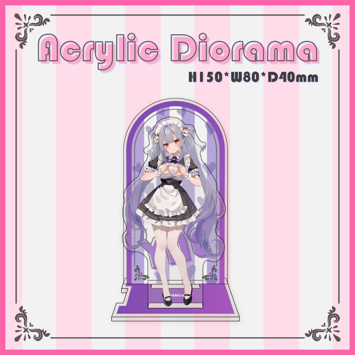 V4MaidCafe Acrylic Diorama