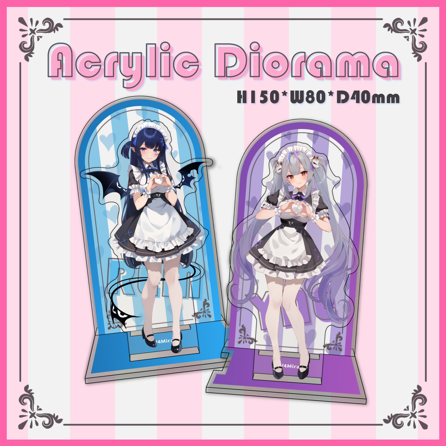 V4MaidCafe Acrylic Diorama