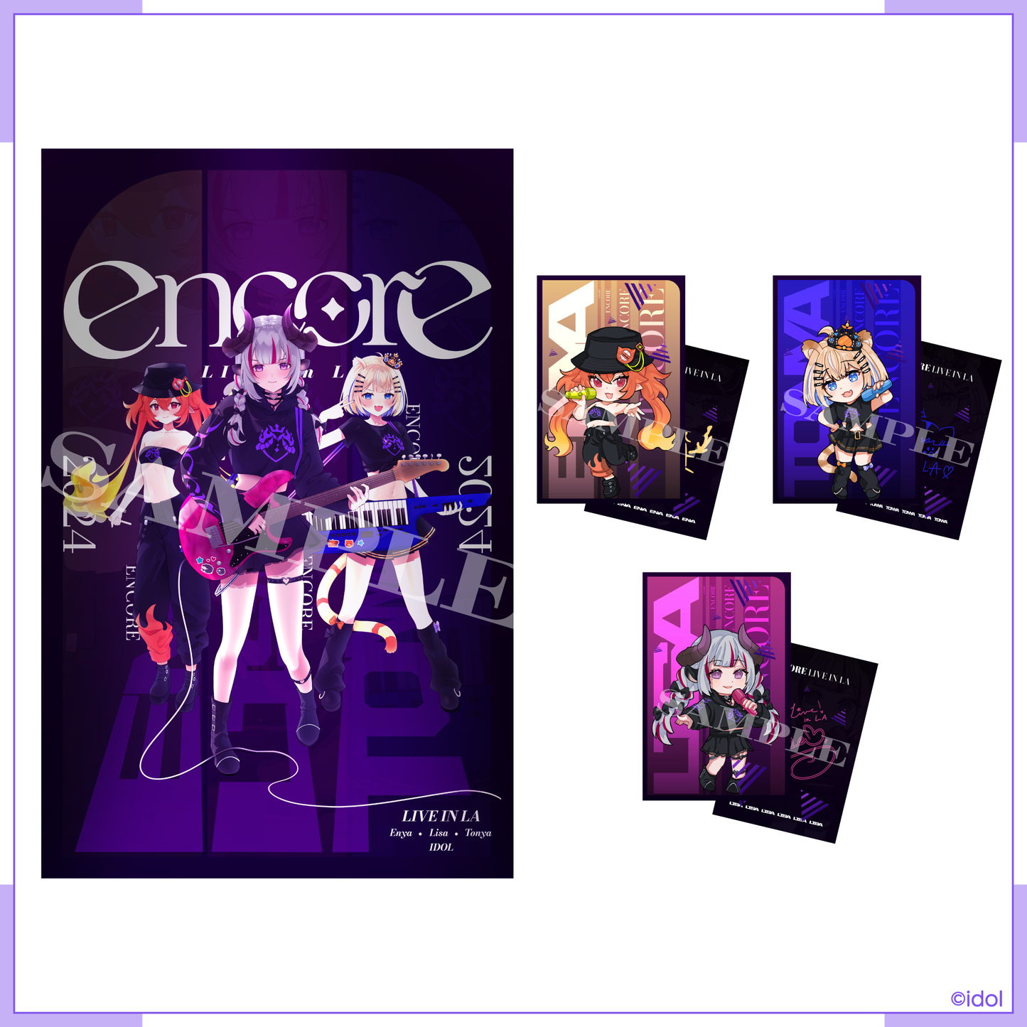 ENCORE Live in LA - Poster and Photocard bundle