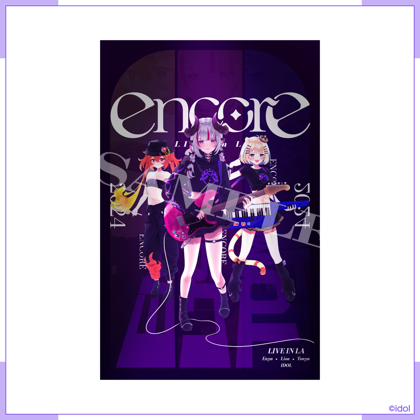 ENCORE Live in LA - Poster and Photocard bundle