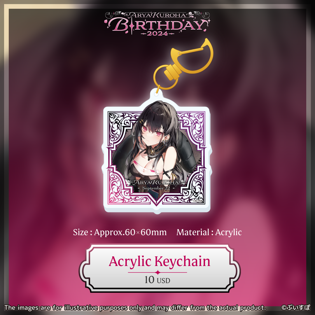 Arya Kuroha Birthday Merch 2024