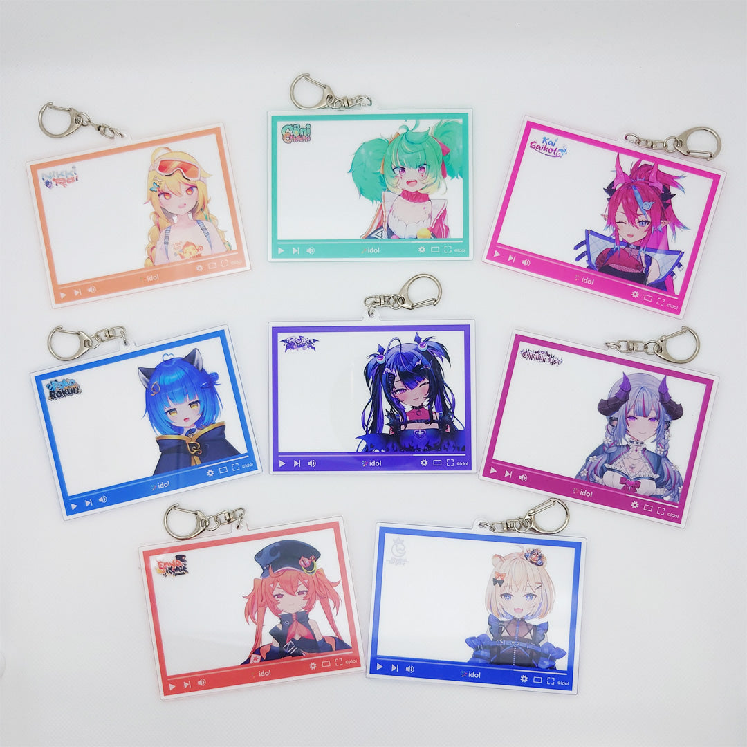 【Pre-order】idol Regular Collection - Stream-Style Acrylic Keychain