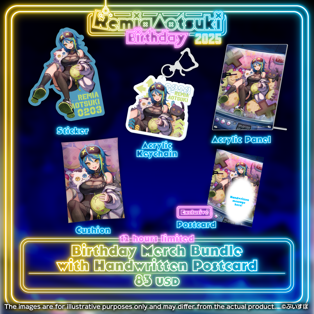 Remia Aotsuki Birthday Merch 2025