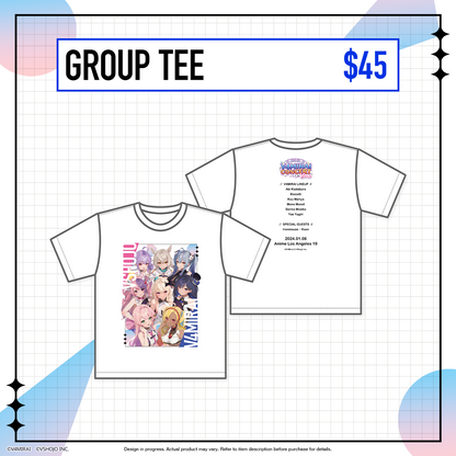 V4Mirai x VShojo Group Tee - ALA 19 Limited Edition