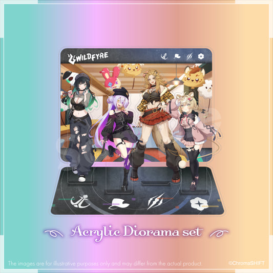 WILDFYRE 1st Anniversary Merch - Acrylic Diorama Set