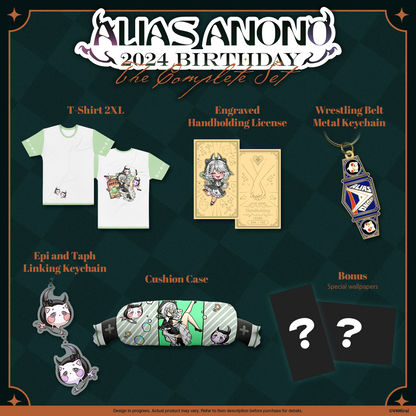 Alias Anono Birthday Merch 2024