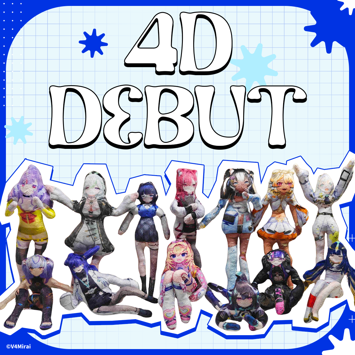 V4 April Fools - "4D Debut Merch"