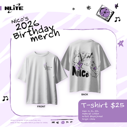 NLiTE - Nico Birthday Merch 2026