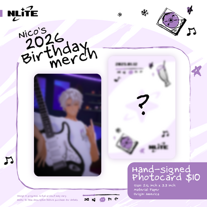 NLiTE - Nico Birthday Merch 2026