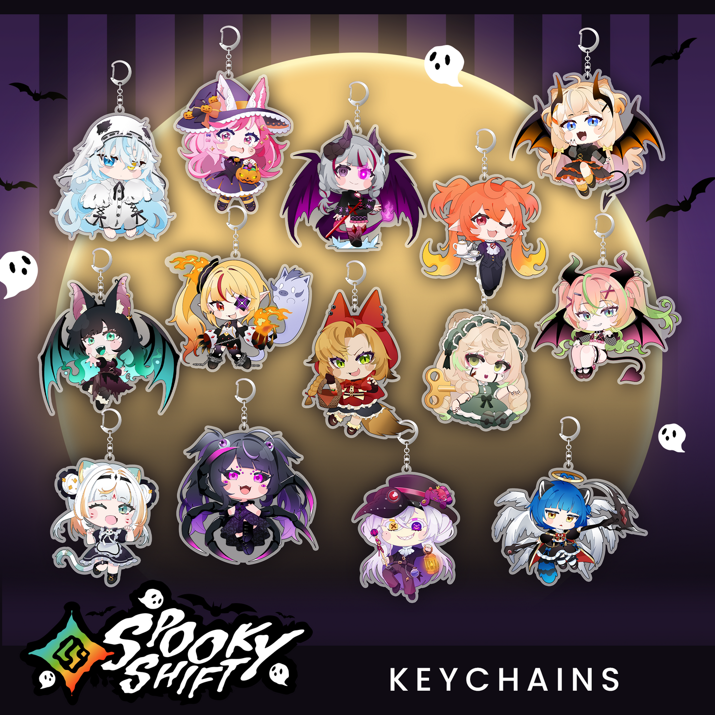 SPOOKY SHIFT Merch - Acrylic Keychain