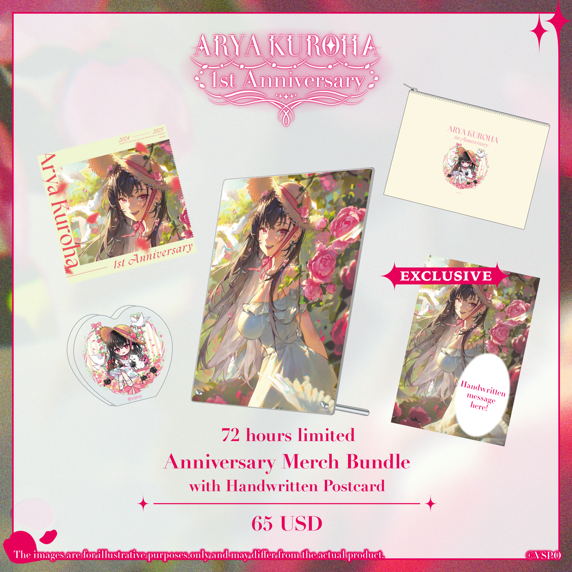 ストロベリーメモリー グッズセット Arya Kuroha 1st Anniversary Merch – Brave group US Store