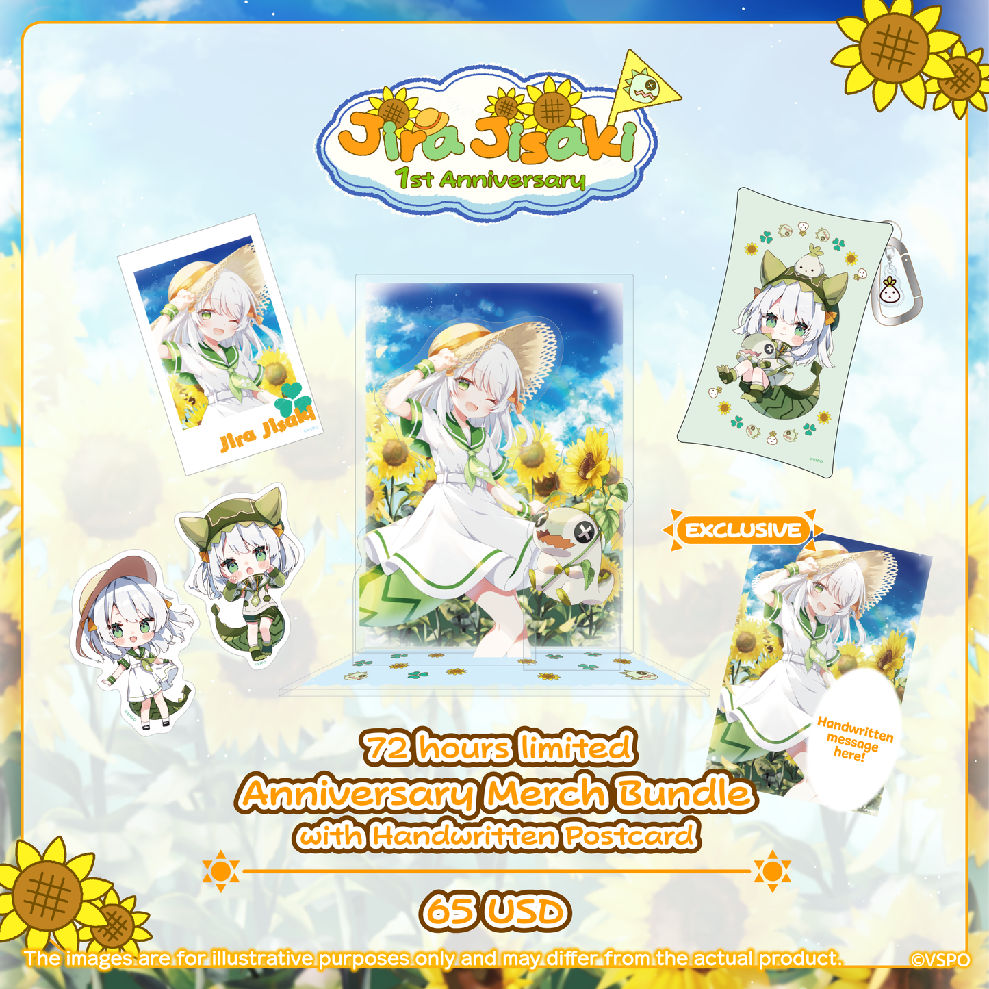 Jira Jisaki 1st Anniversary Merch