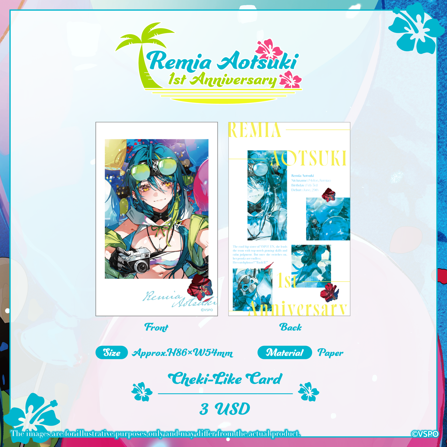 Remia Aotsuki 1st Anniversary Merch