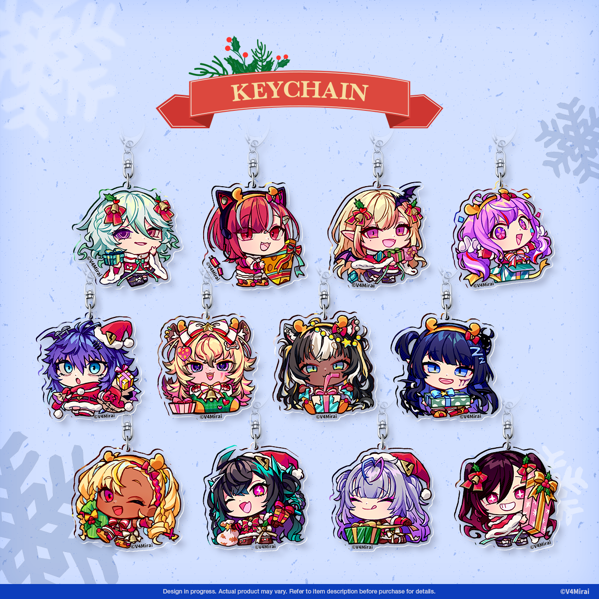 Acrylic Keychain - V4Advent Calendar Merch